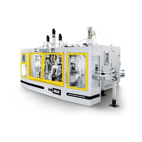 Extrudeuse-souffleuse - HE350D/X - MECCANOPLASTICA GROUP - pour l'industrie cosmétique / pour l'industrie de l'emballage / pour applications pharmaceutiques