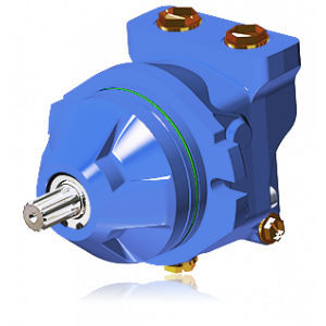 Moteur hydraulique à cylindrée variable - MSI series - HYDRO LEDUC - à pistons sphériques / pour circuit ouvert / avec réducteur