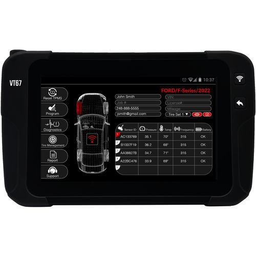 Valise de diagnostic TPMS - vt67 - ATEQ - WiFi / lecture N° VIN / pour automobile