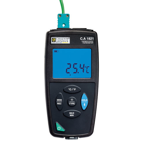 Thermomètre à sonde - CA 1821 - CHAUVIN ARNOUX - à thermocouple / à affichage numérique / USB