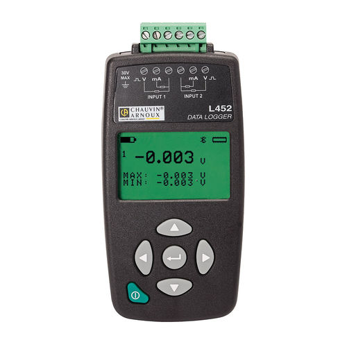Enregistreur de données de tension - L452 - CHAUVIN ARNOUX - de courant / USB / bluetooth
