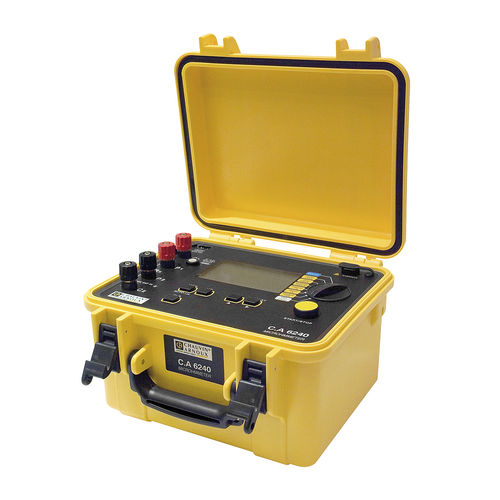 Microhmmètre numérique - CA 6240 - CHAUVIN ARNOUX - portable / 4 fils / durci