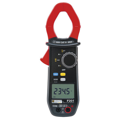 Pince multimètre numérique - F201 - CHAUVIN ARNOUX - portable / 1000 V / 600 A