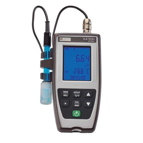 PH mètre portable - CA 10101 - CHAUVIN ARNOUX - de laboratoire / avec afficheur LCD / étanche