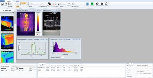 Logiciel de visualisation - CAmReport AI - CHAUVIN ARNOUX - de traitement d'images / d'acquisition / analyse de données / de reporting