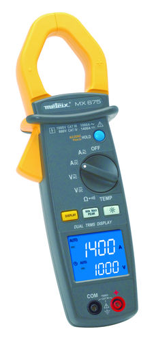 Pince multimètre numérique - MX 675 - CHAUVIN ARNOUX - portable