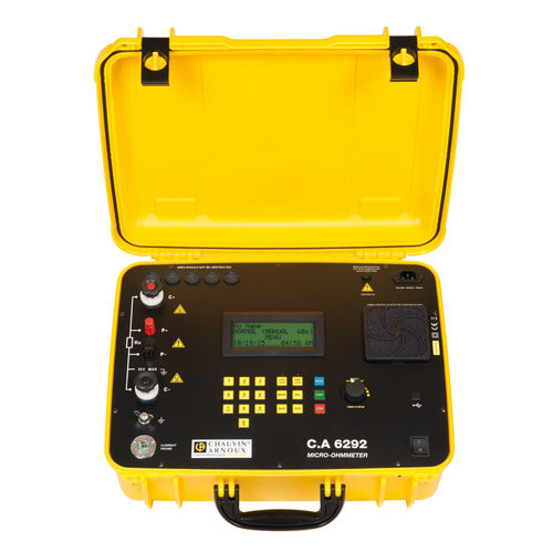 Microhmmètre numérique - CA 6292 - CHAUVIN ARNOUX - portable