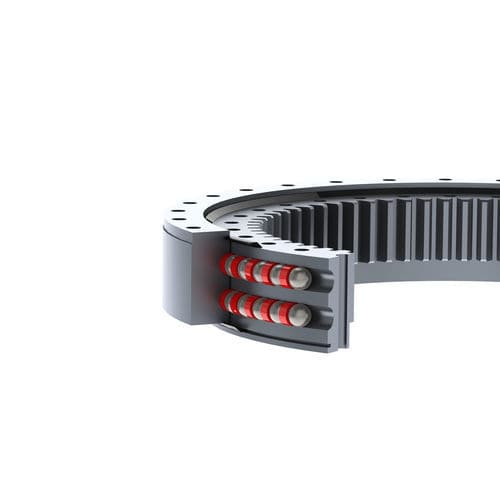 Couronne d'orientation à deux rangées - STANDARD BALL SERIES - DEFONTAINE - ROLLIX - à denture intérieure / à billes / pour travaux publics, grues, excavatrices