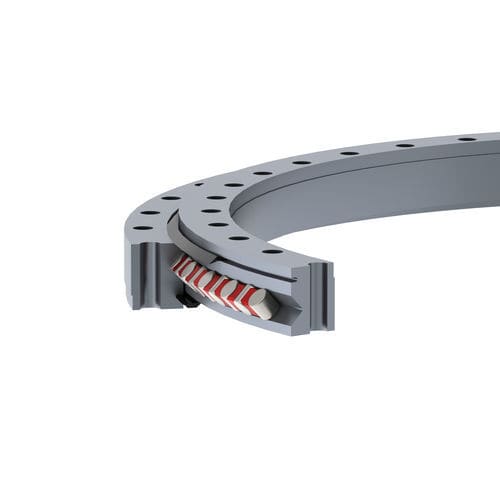Couronne d'orientation de précision - PRECISION ROLLER SERIES - DEFONTAINE - ROLLIX - sans denture / à rouleaux croisés / à une rangée