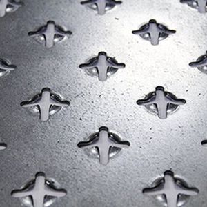 Tôle en acier - StopNet - GANTOIS INDUSTRIES - perforé
