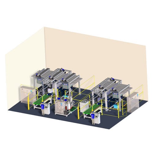 Machine de moulage pour mousse polyuréthane - REFTECH - SAIP Advanced Polyurethane Equipment - à simple station / automatique / pour la production de réfrigérateurs