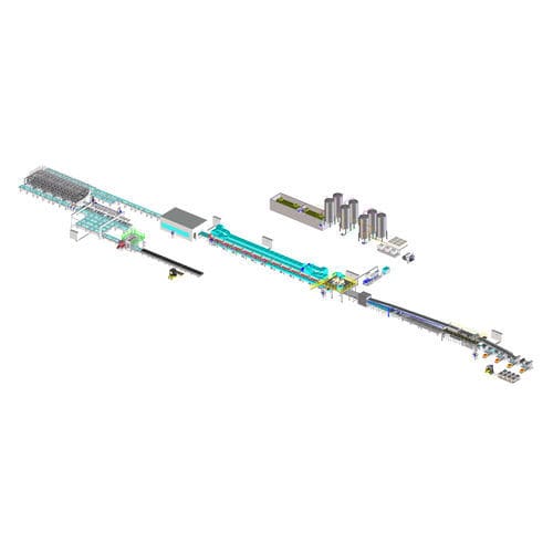 Ligne de production pour panneau expansé - CONTITECH RF - SAIP Advanced Polyurethane Equipment - de panneaux sandwich / de panneaux d'isolation / de panneau sandwich en PUR