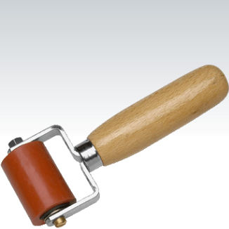 Rouleau de pression avec manche en bois - 03017 - HSK Kunststoff Schweißtechnik GmbH