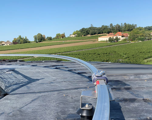 Ligne de vie horizontale - travrail  - TRACTEL - antichute