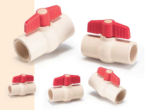 Vanne à boisseau sphérique - CPVC-CTS series - Shie Yu Machine Parts Industrial Co., Ltd. - manuelle / de contrôle / en EPDM