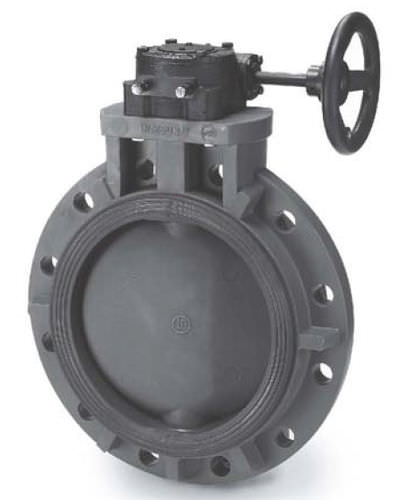 Vanne papillon - BF300  - Shie Yu Machine Parts Industrial Co., Ltd. - avec volant / à bride / en plastique