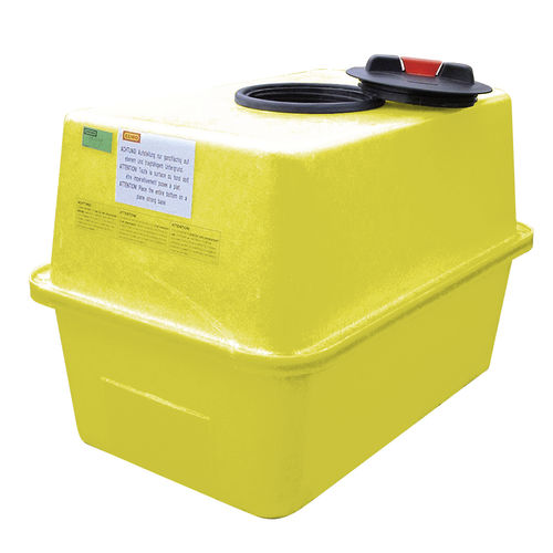 Cuve pour liquides - 1043 - CEMO - en polyester / rectangulaire / de stockage d'eau