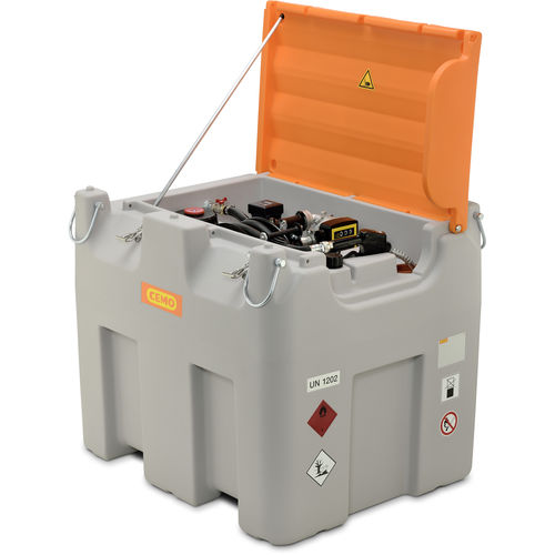 Station de distribution de gasoil - Easy Mobil 980 ADR - CEMO - simple paroi