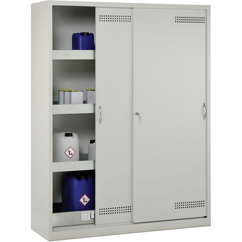 Armoire de sécurité - 1101 series - CEMO - au sol / à portes coulissantes / en acier