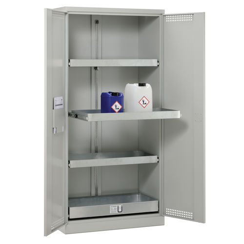 Armoire d'atelier - 11009 - CEMO - de sécurité / de stockage et distribution / au sol