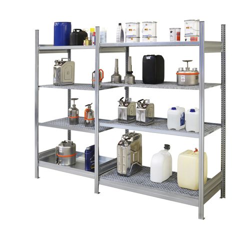 Rayonnage d'atelier - 10/5 - CEMO - à étagères / double-face / modulaire