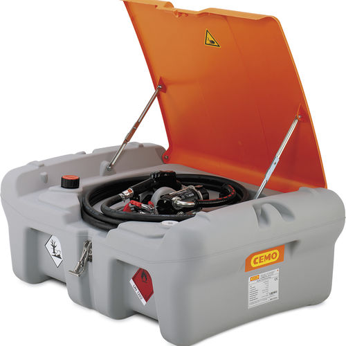 Station de distribution de gasoil - Easy Mobil 210 Pick-up CENTRI SP30 12 V - CEMO - mobile / simple paroi / en polyéthylène PE