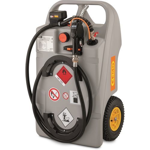 Caddy ravitailleur de gasoil - CAS - CEMO - mobile / électrique / en polyéthylène PE