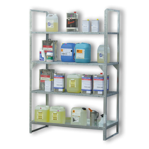 Rayonnage d'atelier - 13/20 - CEMO - multistockage / double-face / pour charges moyennes