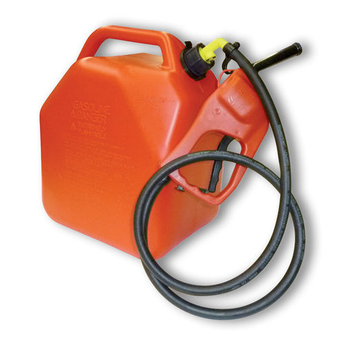 Bidon à carburant en plastique - JERRIPOMPE ADR - CEMO - rectangulaire