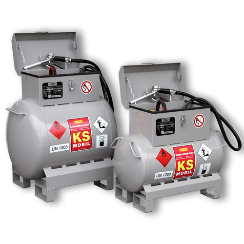 Station de ravitaillement essence - KS-Mobil - CEMO - fixe / en acier peint / simple paroi