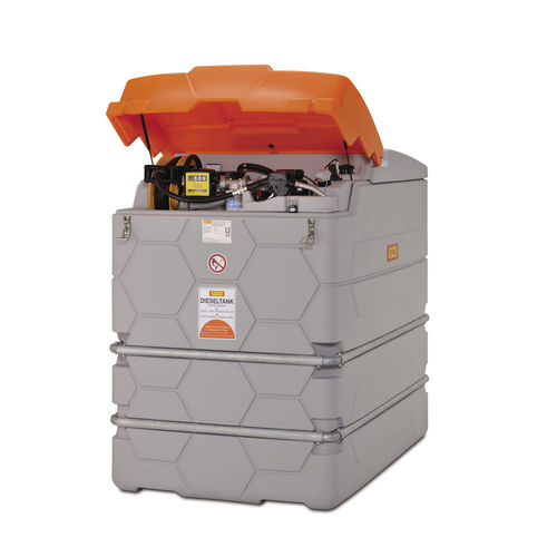 Récipient de stockage - GO CUBE Premium - CEMO - pour diesel / en polyéthylène haute densité (PEHD) / à double paroi