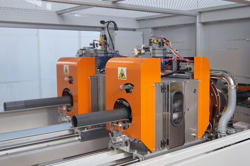 Tireuse et unité de découpe pour ligne d'extrusion de tubes - COMBO K/KW - SICA S.p.A.