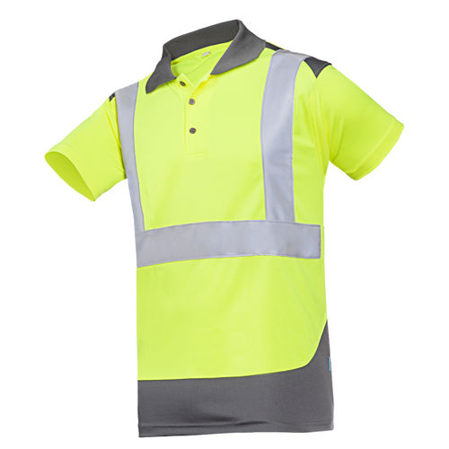 Polo de travail - Levane - Sioen - haute visibilité / en polyester / unisexe