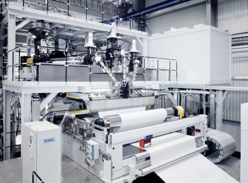 Ligne d'extrusion multicouche - SML Maschinengesellschaft - de film à plat / pour thermoplastiques / pour film alimentaire