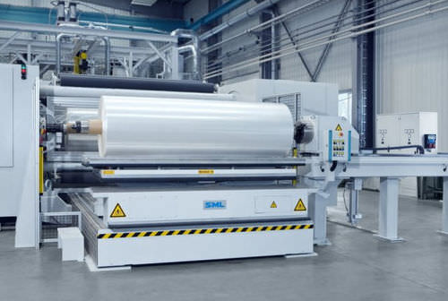 Ligne d'extrusion de film à plat - CPP - SML Maschinengesellschaft - pour PP / pour film étirable