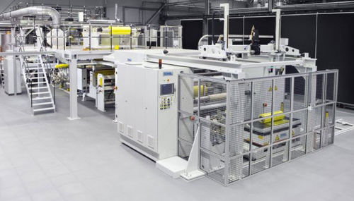 Enrouleuse de film - W1100TF Series - SML Maschinengesellschaft - pour ligne d'extrusion