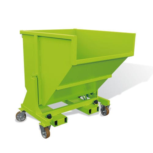 Benne basculante pour déchets - GIE series - GOUBARD - avec roues / automatique