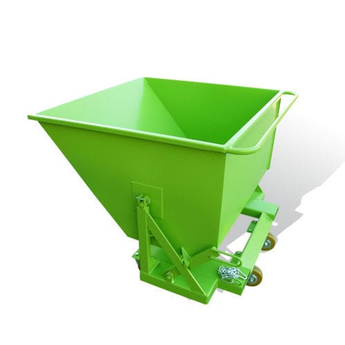 Benne auto-basculante pour déchets - GIL series - GOUBARD - pour chariot élévateur / avec roues / automatique