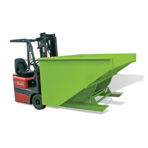 Benne auto-basculante pour déchets - GX series - GOUBARD - pour chariot élévateur / ouverte / automatique