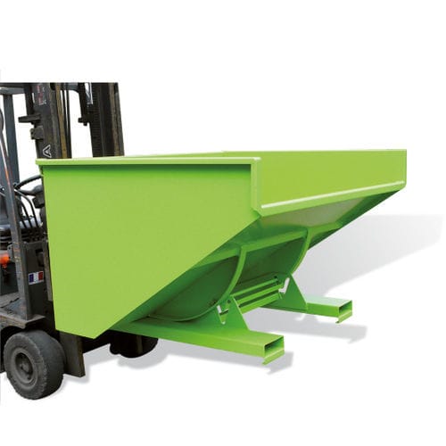 Benne auto-basculante pour déchets - GXO series - GOUBARD - pour chariot élévateur / ouverte / automatique