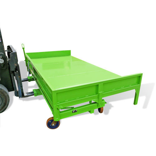 Benne basculante pour chariot élévateur - SQ series - GOUBARD - avec roues / ouvert / automatique