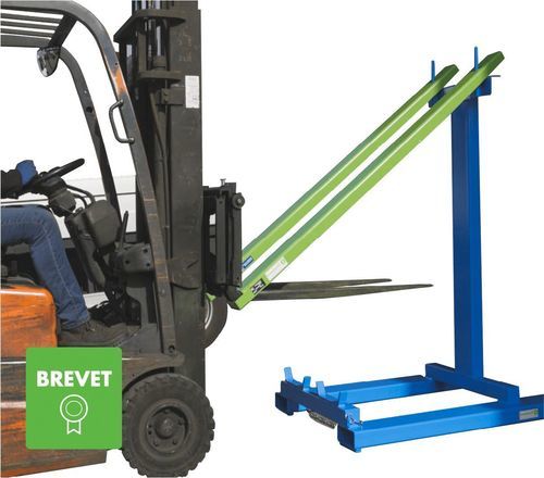 station de stockage pour rallonges de fourches sur mesure - GOUBARD