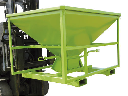 Trémie à fond ouvrant - F series - GOUBARD - pour produits pulvérulents / pour vrac / mobile