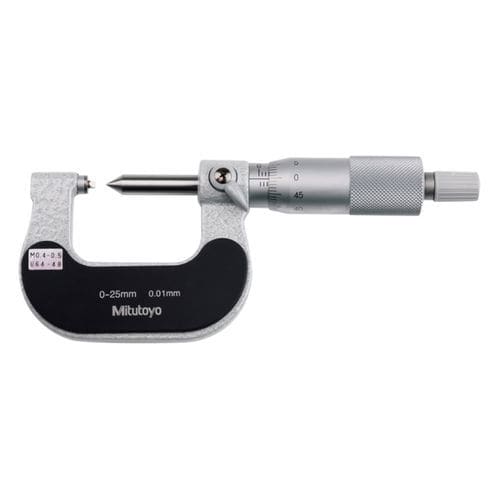 Micromètre d'extérieur - 125 series  - MITUTOYO - pour filetage / analogique / à cliquet