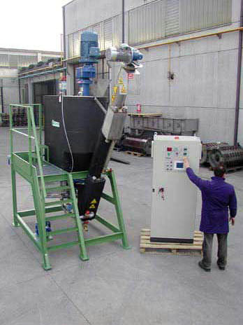 Machine de lavage à eau - MTC series - Tecnofer Ecoimpianti S.r.l. - par aspersion / automatique / pour l'industrie du recyclage