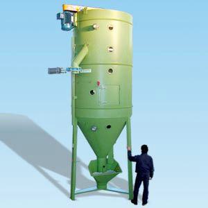 Silo avec mélangeur - SMV series - Tecnofer Ecoimpianti S.r.l. - plastique / pour le recyclage