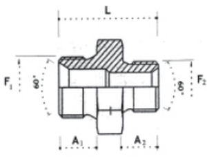 Adaptateur hydraulique femelle - 1/4 - 2" | MBSP series - NORMYDRO - en acier inoxydable / en acier / en acier au carbone