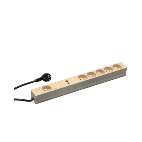 Multiprise avec interrupteur - 60110-232 - nVent Schroff GmbH - 6 prises