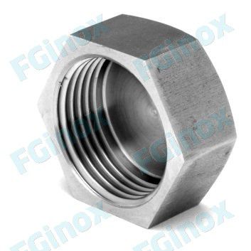 Bouchon hexagonal - BF100G - FG INOX - à tête hexagonale / fileté / femelle