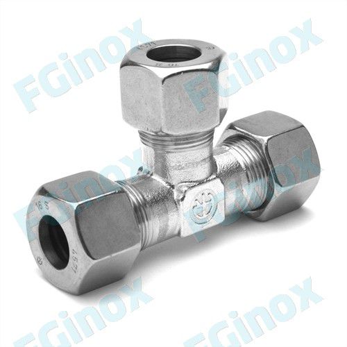 Raccord hydraulique - TES12 - FG INOX - à visser / à bague coupante / en T